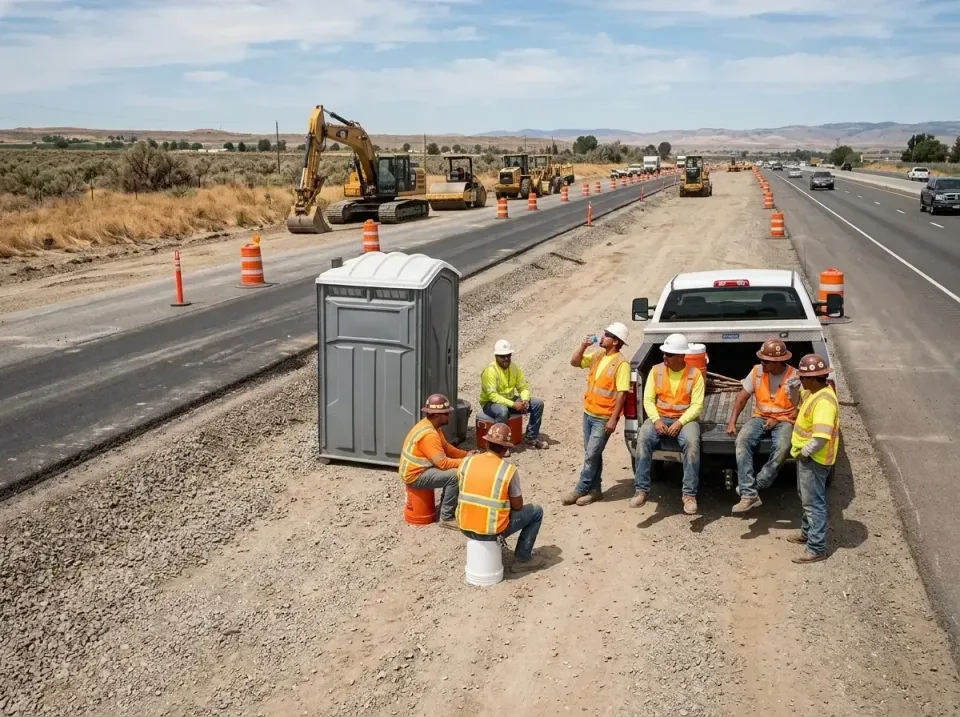 highway-road-construction-crew-007 — frequently asked questions, Porta Potty and Restroom Rentals in Phoenix Lake, CA